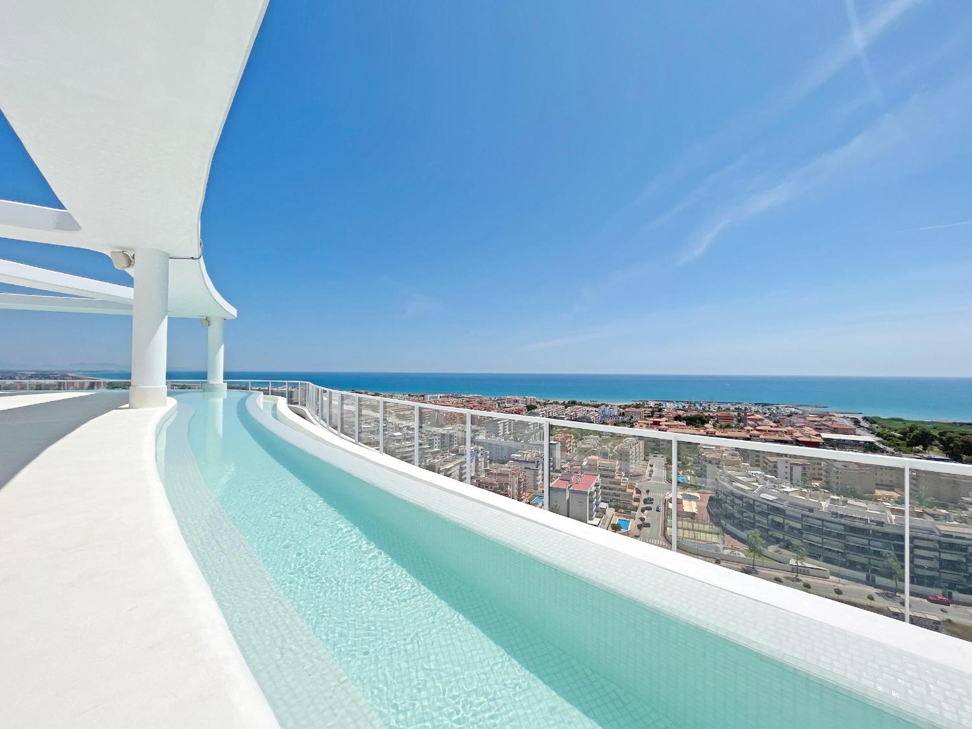 Global Properties, Apartamento Con Terraza Y Vistas A La Piscina En Gran Canet Canet d'En Berenguer Luaran gambar